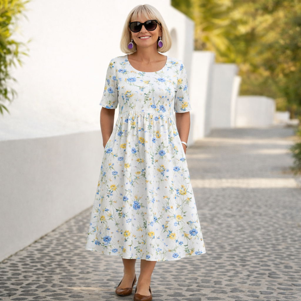 White Flowers / 24-26 (5XL)