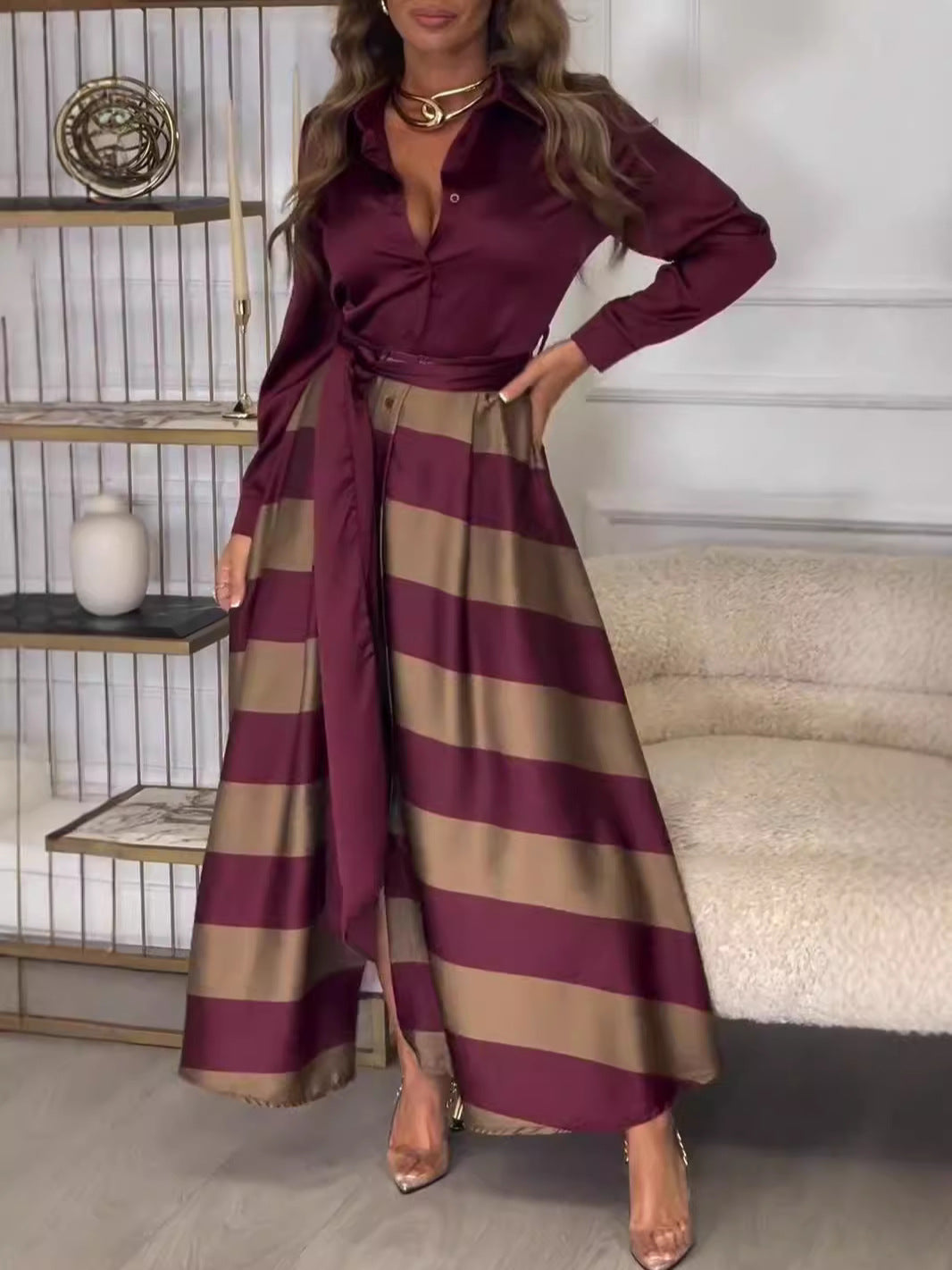 Burgundy / 5XL/US 20